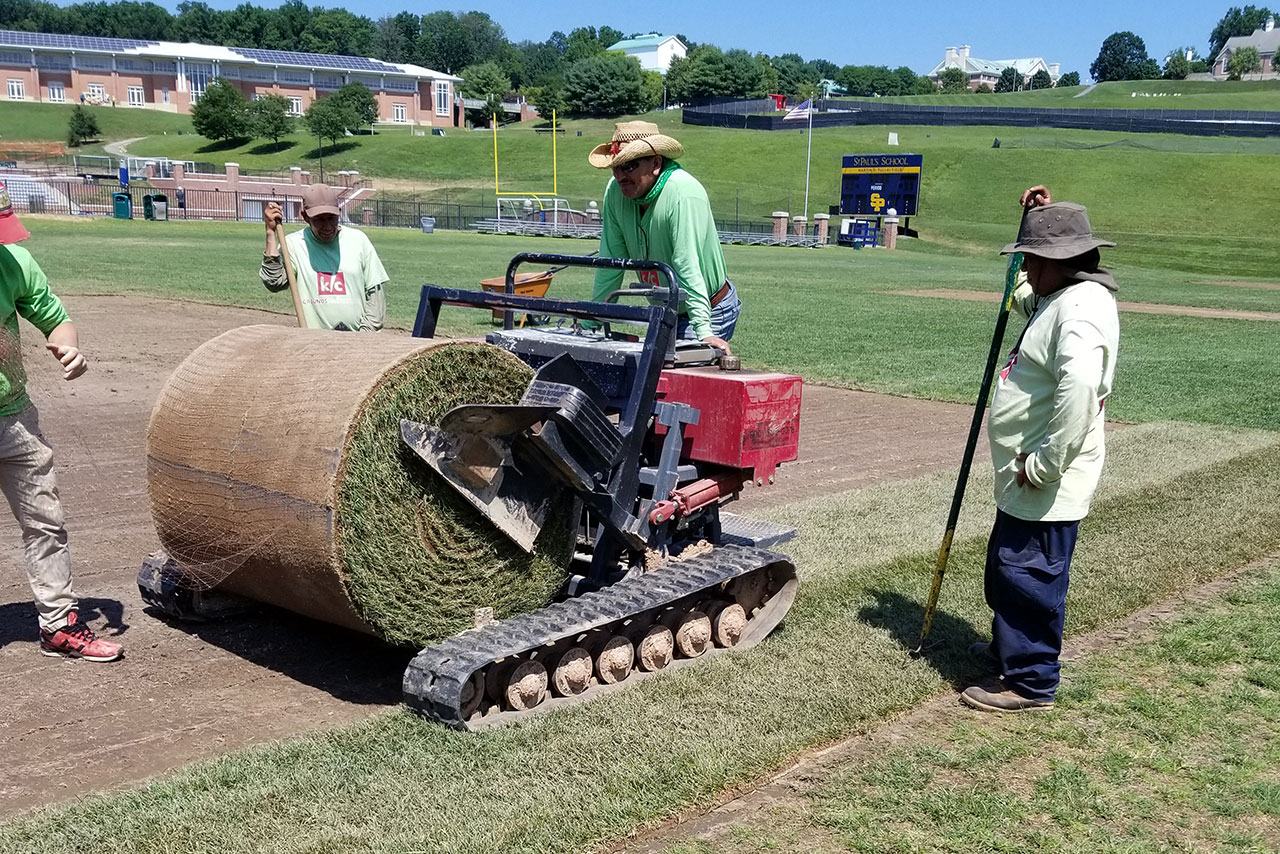 Projects implements Renovations athletic turf maintenance baltimore